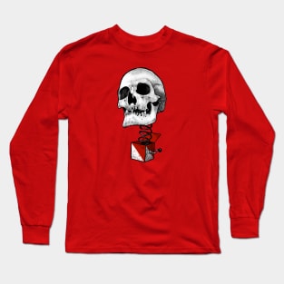 Skull of jack in the box Long Sleeve T-Shirt